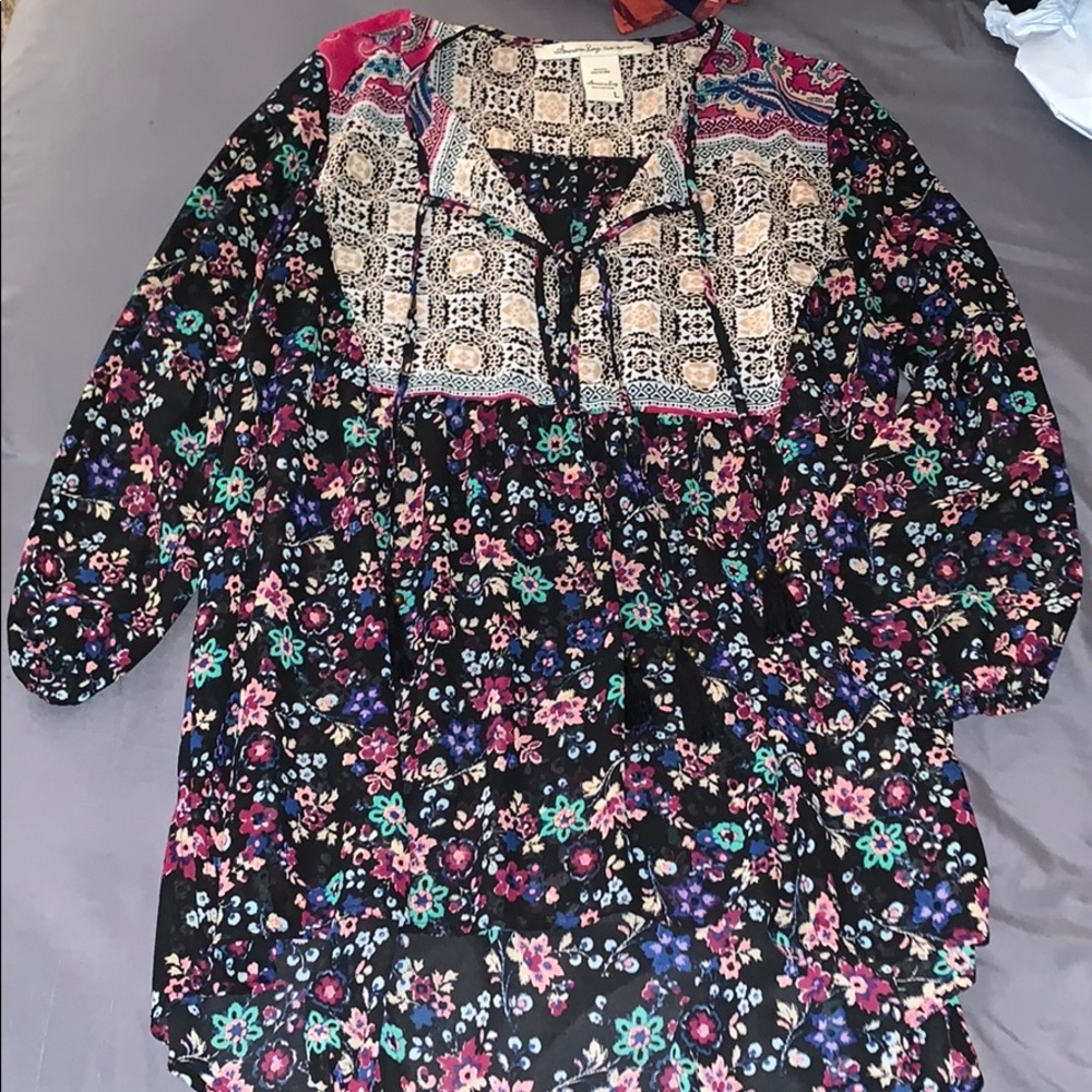 Floral flowy top